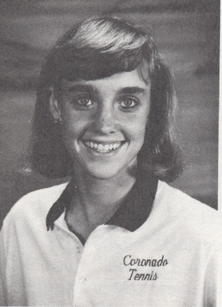 Tanya Hamilton Bryant and Lara Mahaney: Tanya in a Coronado Tennis polo, smiling in a black-and-white portrait