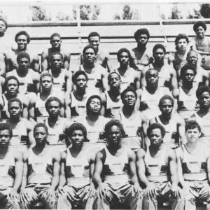 1986 State Champion Track Team 01 grayscale for web