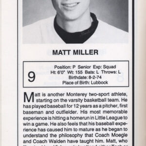 Matt Miller 12 2