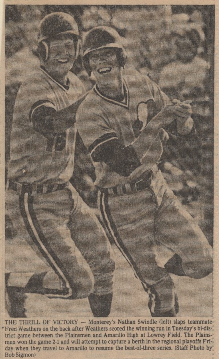 1981 State Champion Baseball Team, photo 2